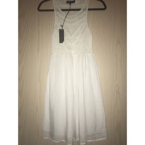 White Crochet Dress